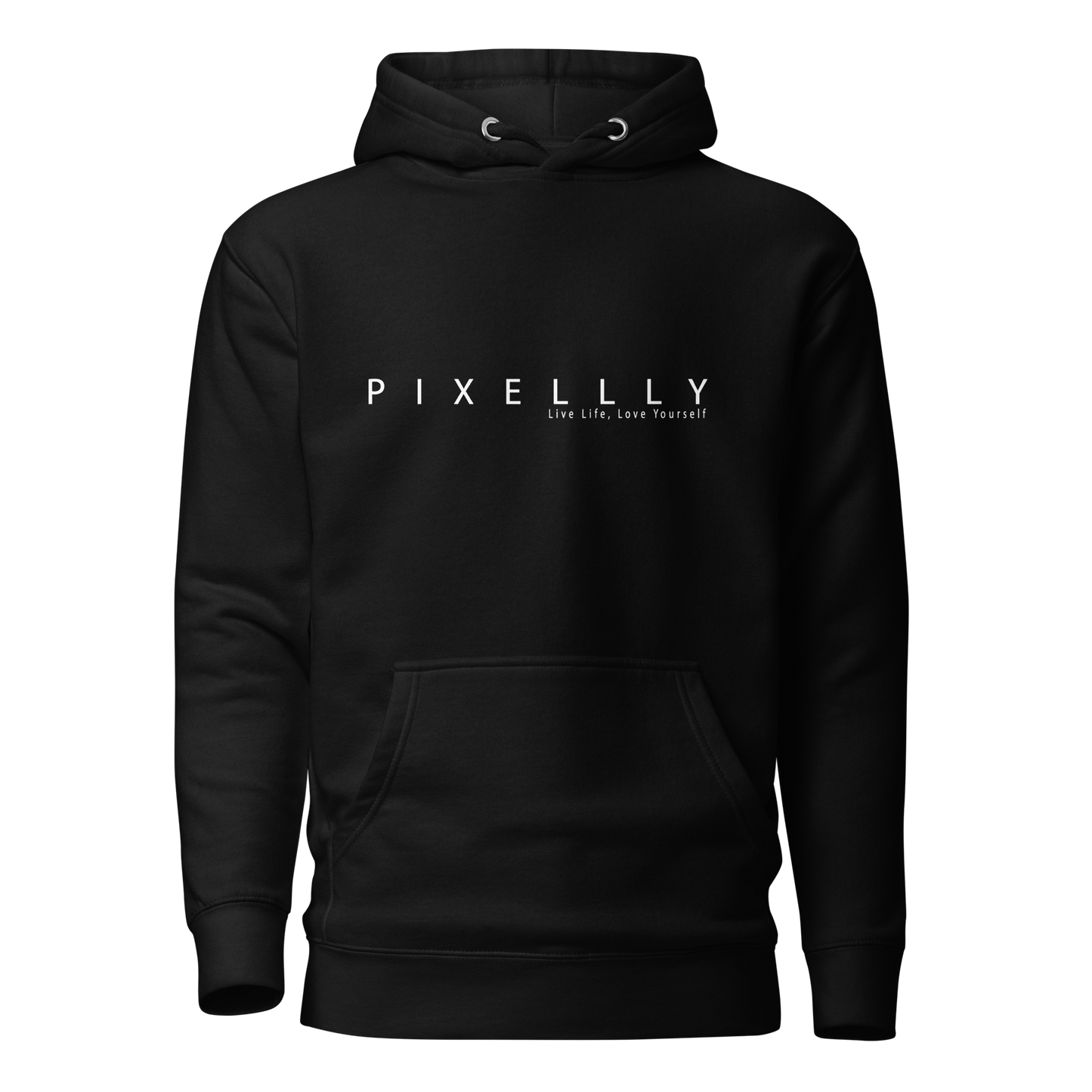 Women's Pixellly Hoodie - Live Life, Love Yourself