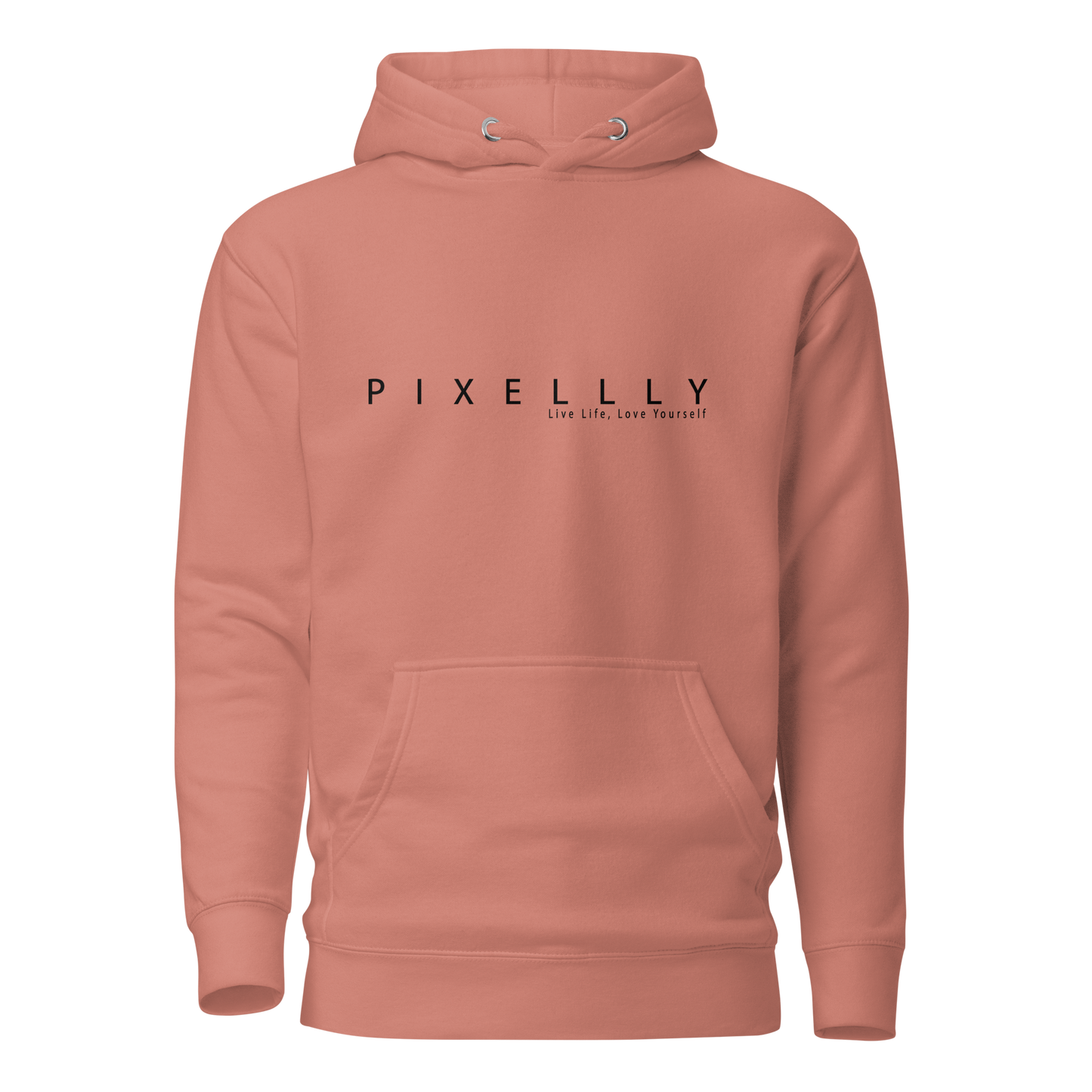 Women's Pixellly Hoodie - Live Life, Love Yourself