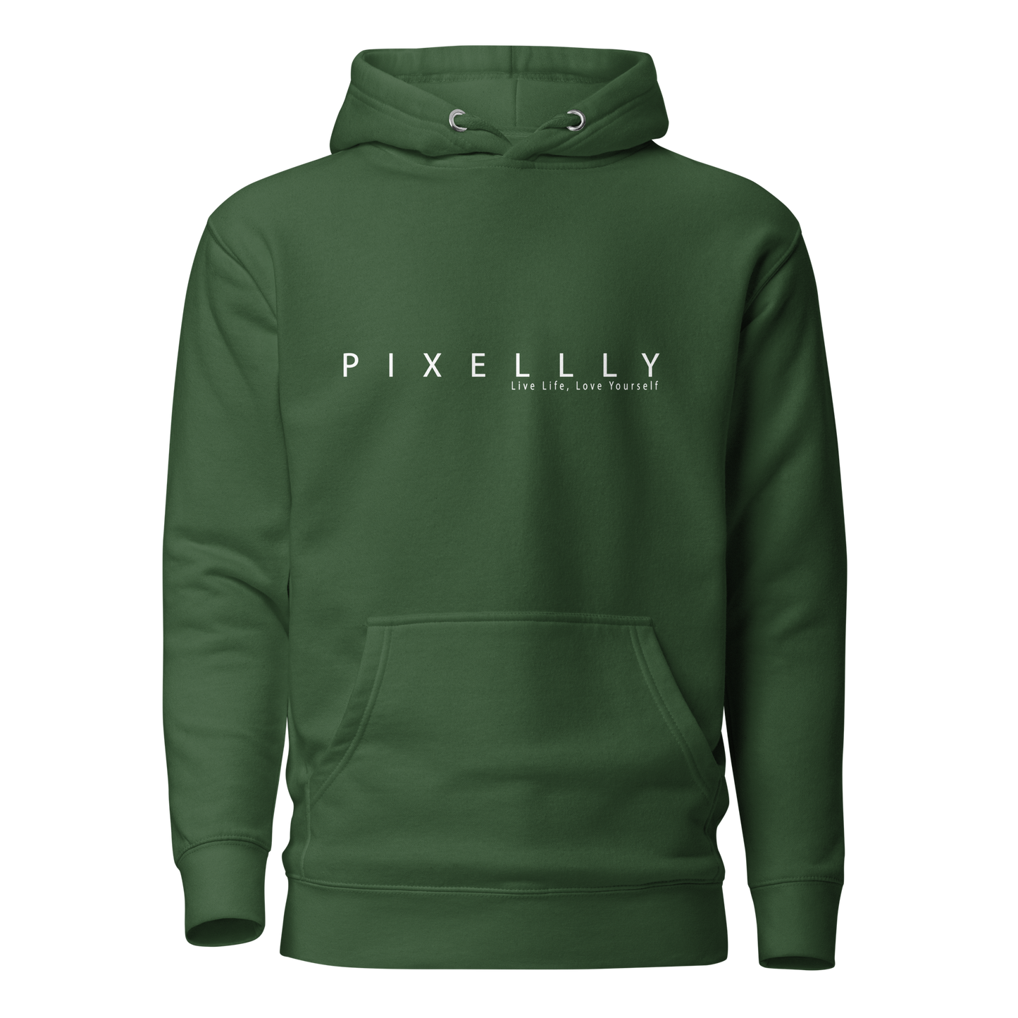 Women's Pixellly Hoodie - Live Life, Love Yourself