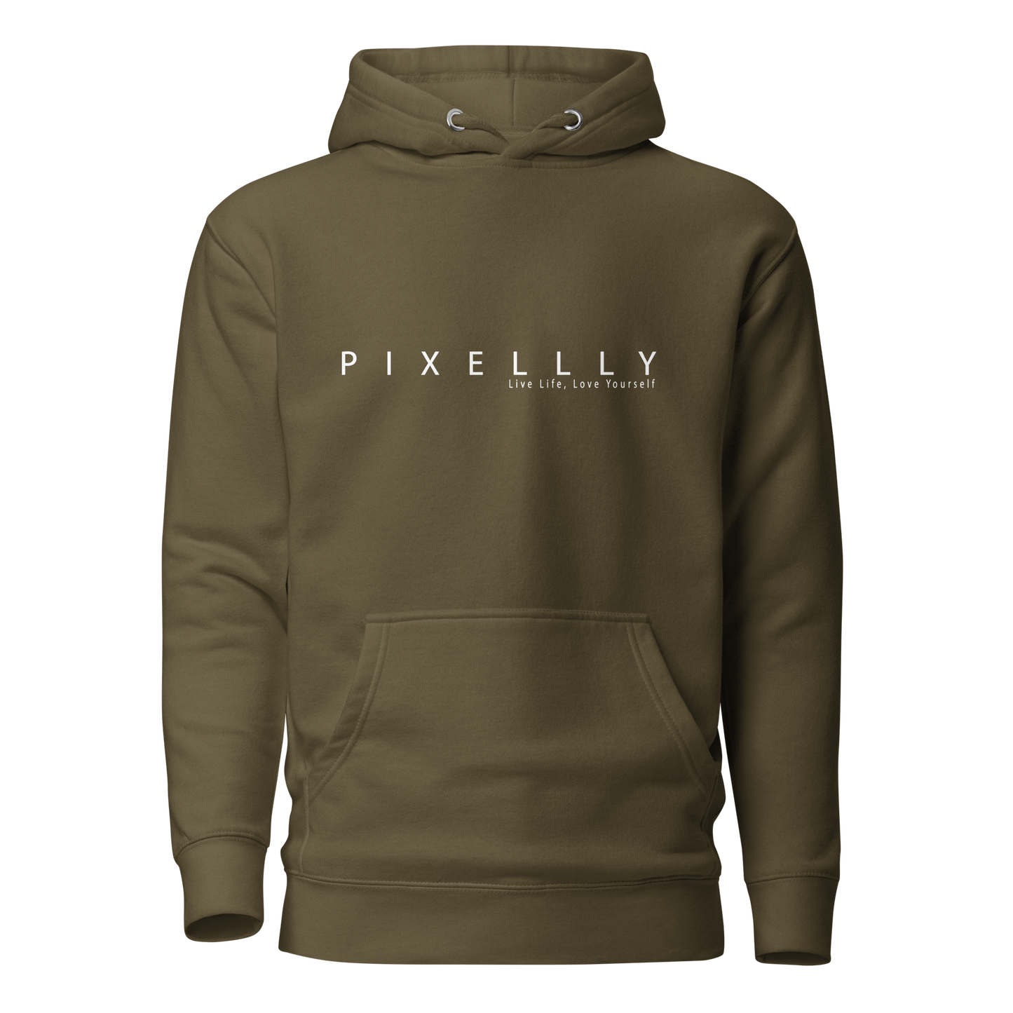 Women's Pixellly Hoodie - Live Life, Love Yourself