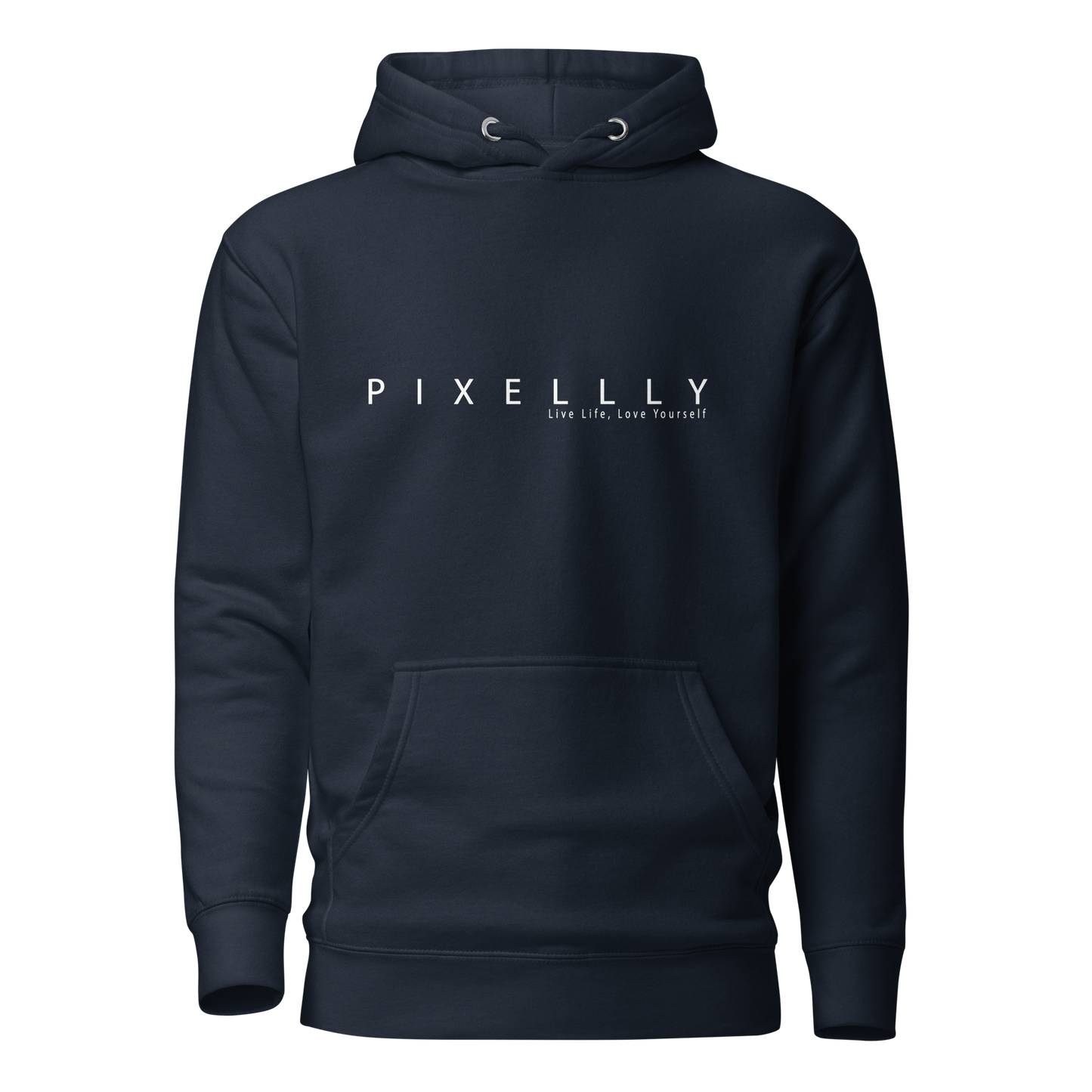 Women's Pixellly Hoodie - Live Life, Love Yourself