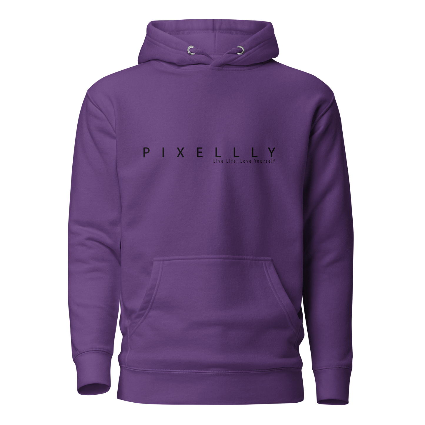 Women's Pixellly Hoodie - Live Life, Love Yourself