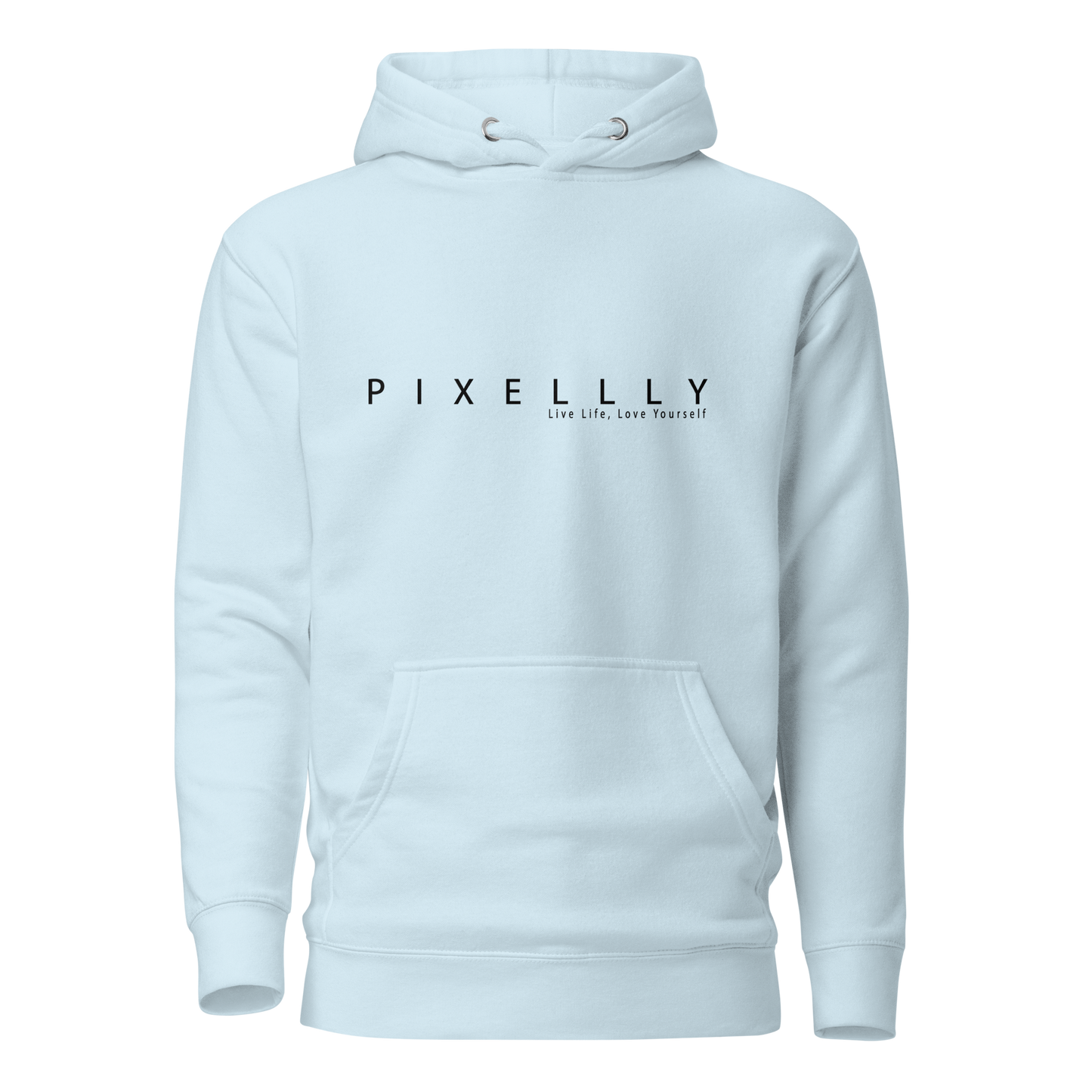 Women's Pixellly Hoodie - Live Life, Love Yourself