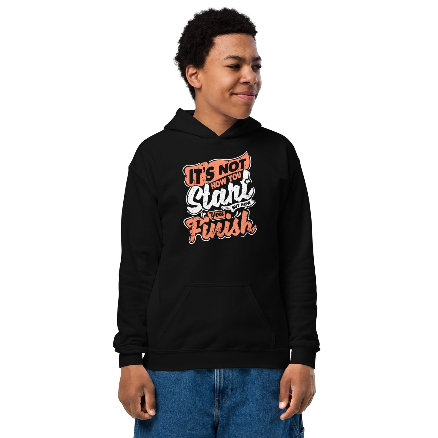 Boys It’s Not How You Start Hoodie