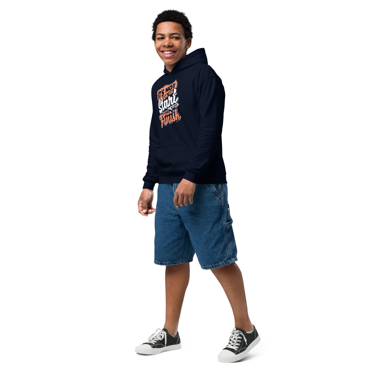 Boys It’s Not How You Start Hoodie