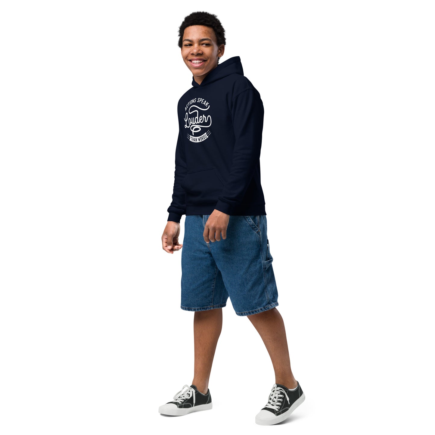 Boys Actions Speak Louder Than Words Hoodie