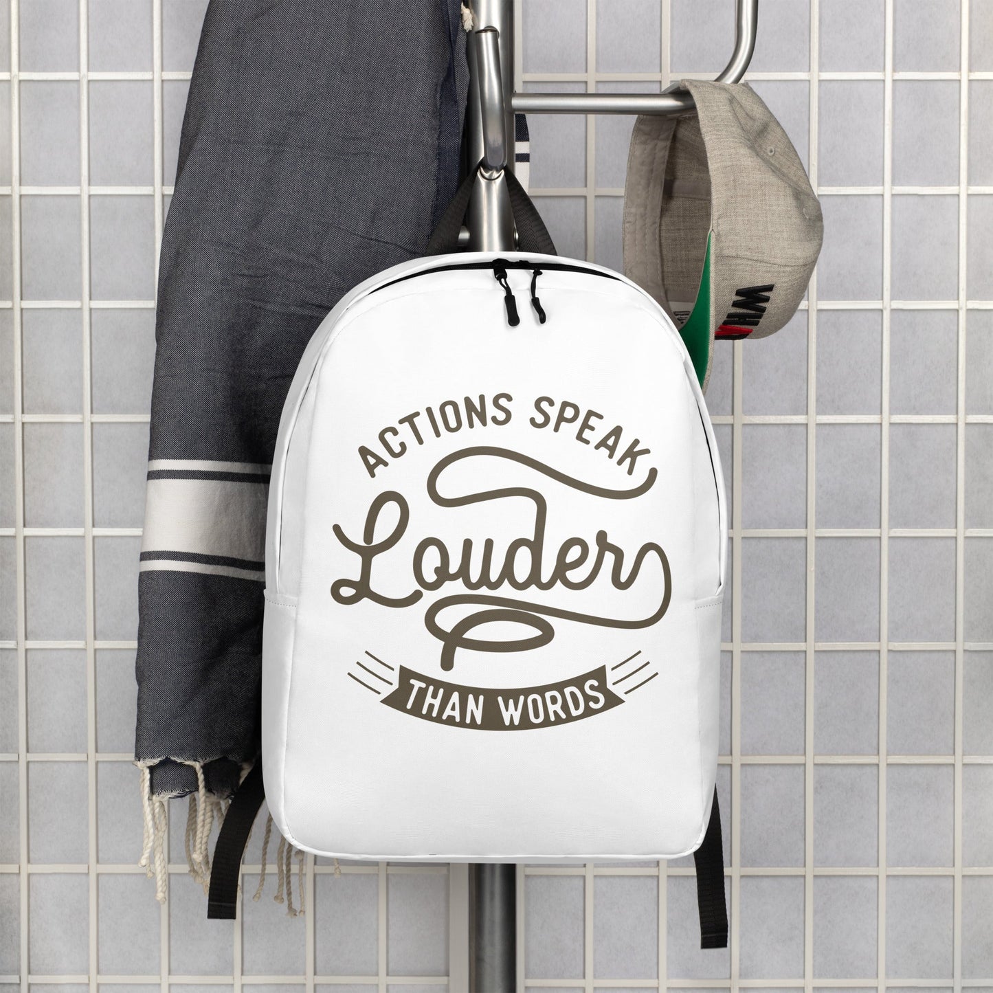 Action Speaks Louder Than Words Backpack - Pixellly ANZ
