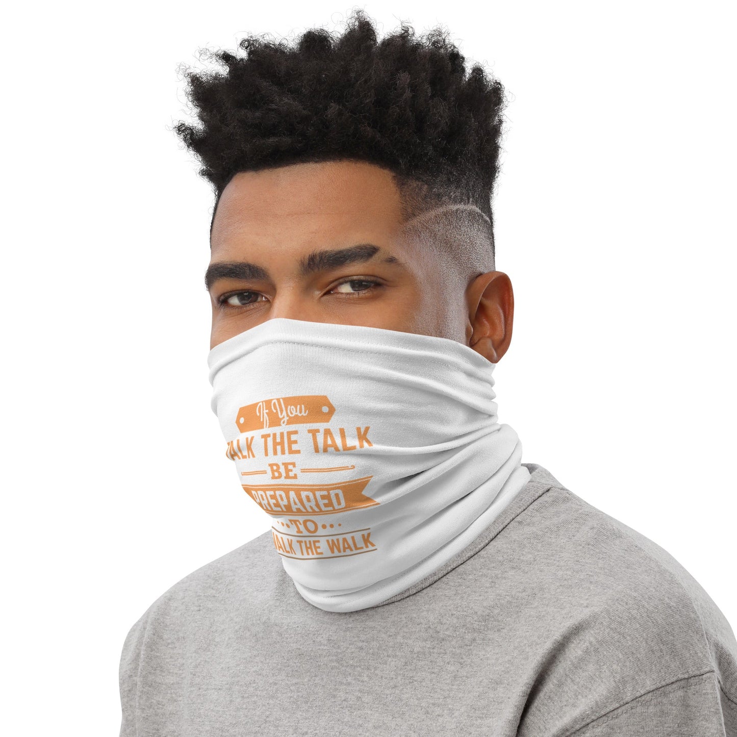 Mens If You Talk The Talk Neck Gaiter - Pixellly ANZ