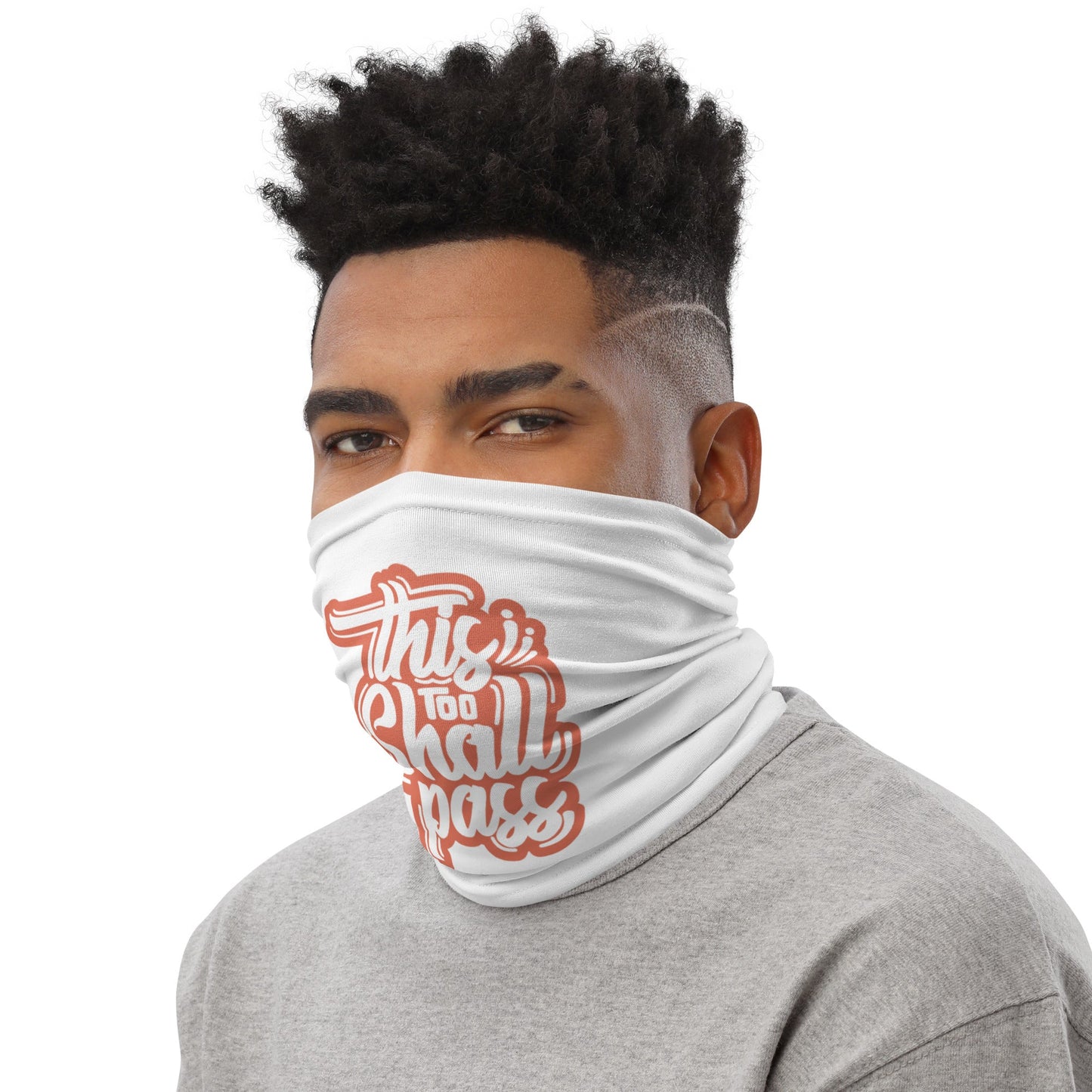 Mens This Too Shall Pass Neck Gaiter - Pixellly ANZ