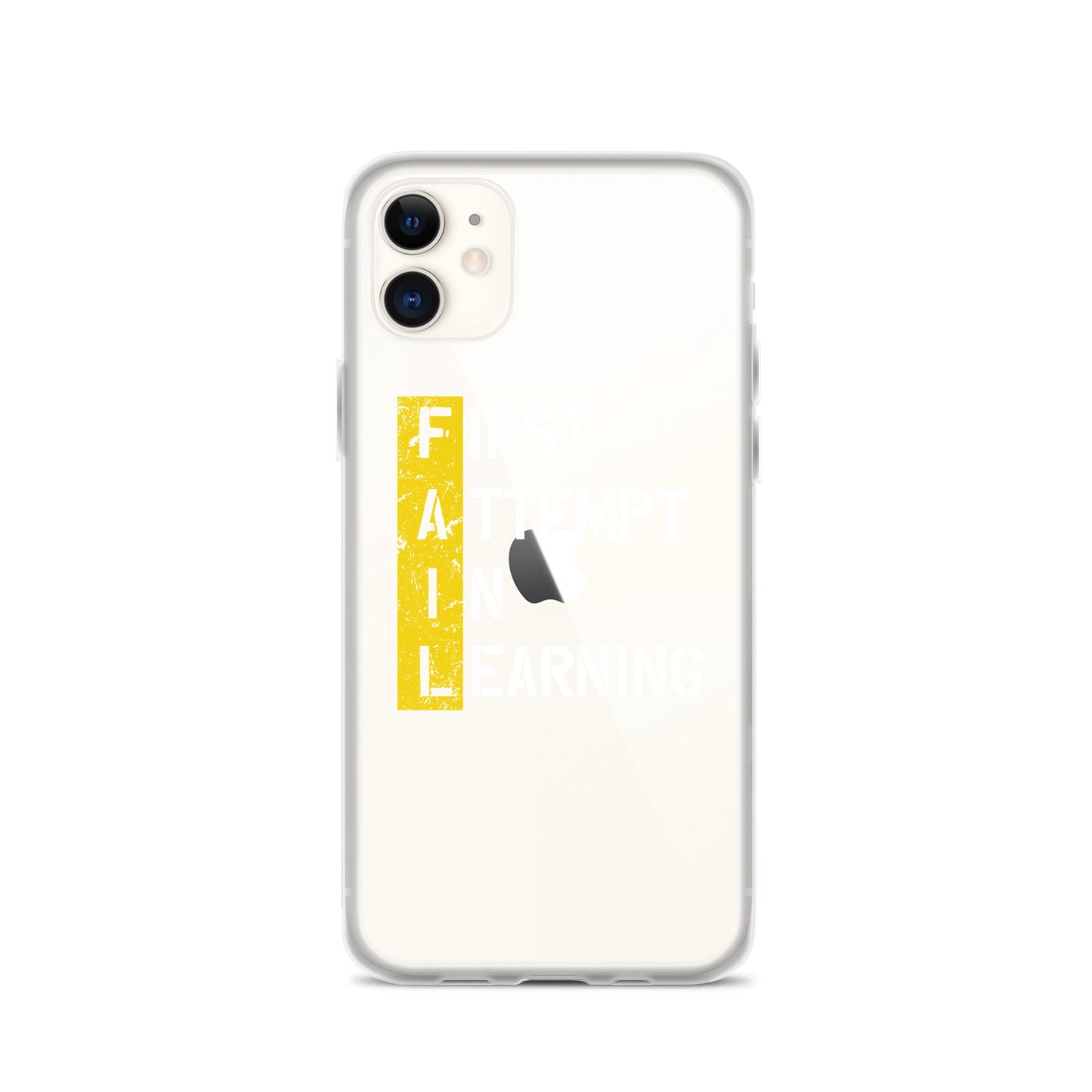 Clear Case for iPhone® - FAIL - BLACK PHONE - Pixellly ANZ
