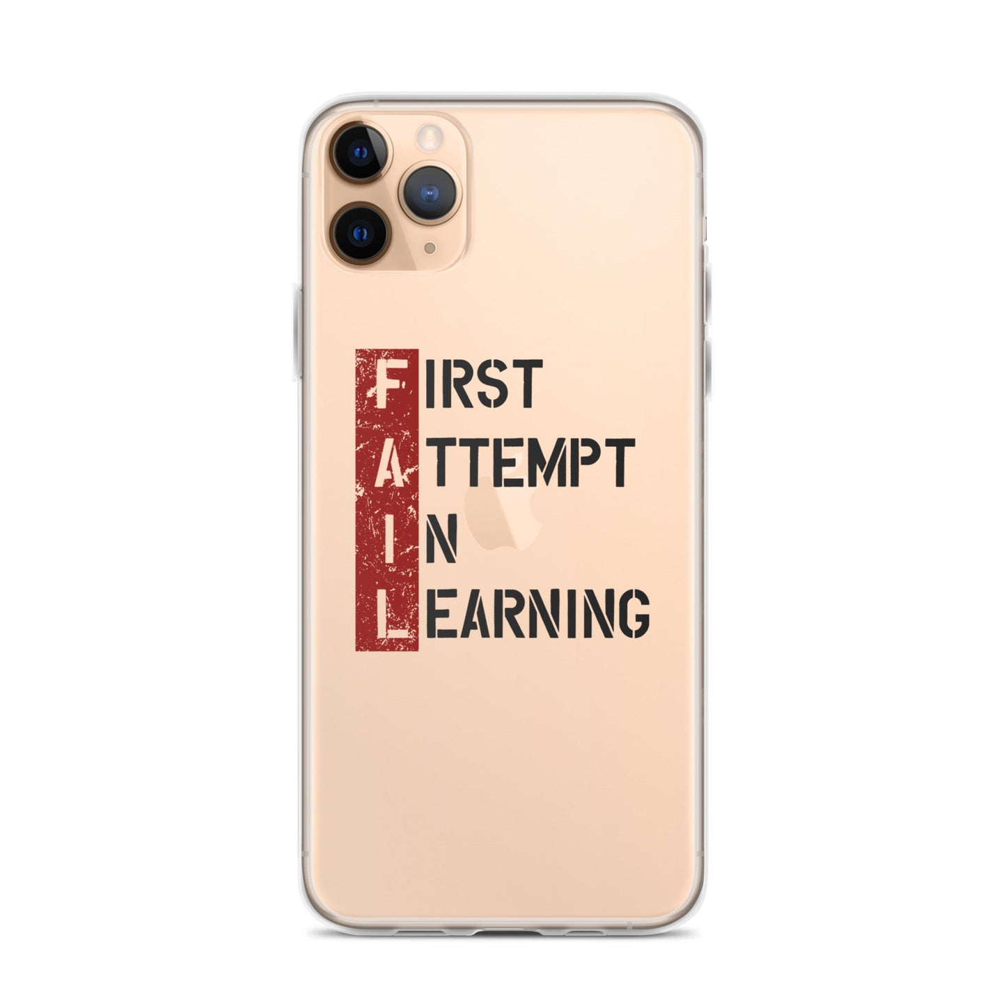 Clear Case for iPhone® - FAIL - Pixellly ANZ