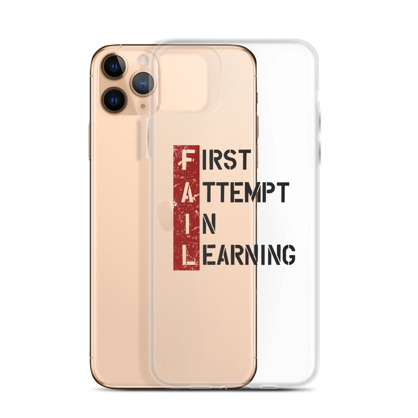 Clear Case for iPhone® - FAIL - Pixellly ANZ