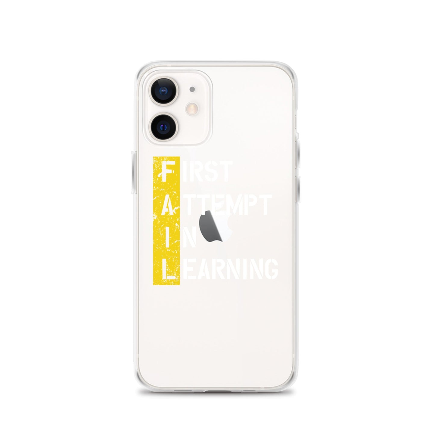 Clear Case for iPhone® - FAIL - BLACK PHONE - Pixellly ANZ