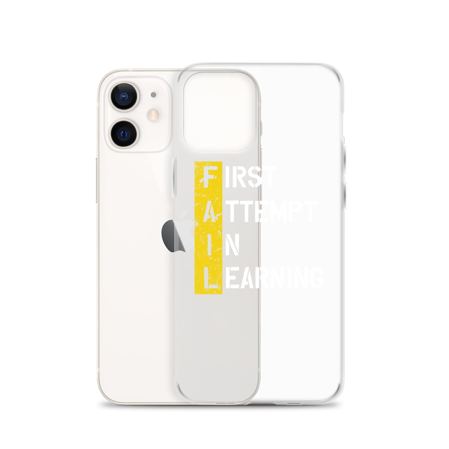 Clear Case for iPhone® - FAIL - BLACK PHONE - Pixellly ANZ