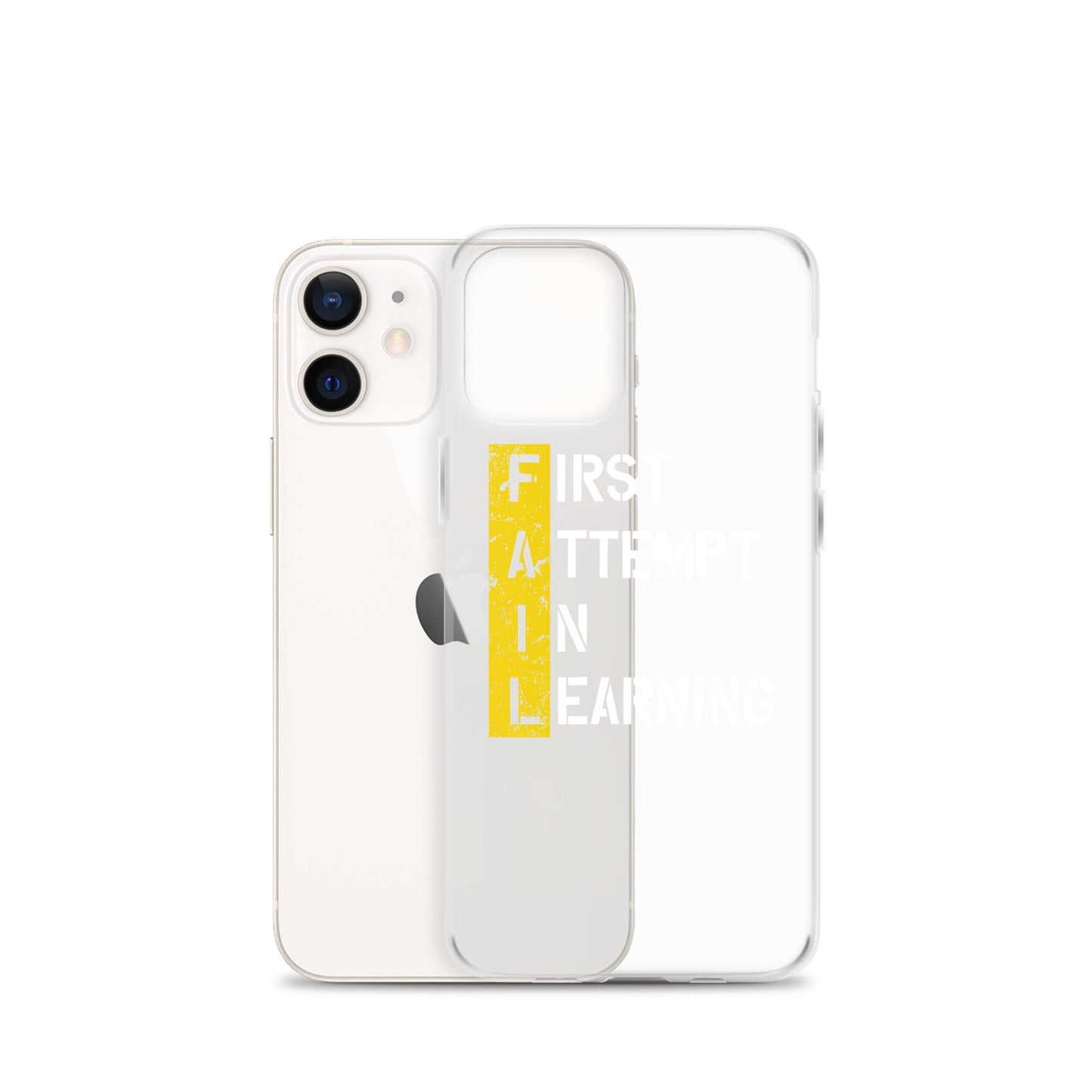 Clear Case for iPhone® - FAIL - BLACK PHONE - Pixellly ANZ