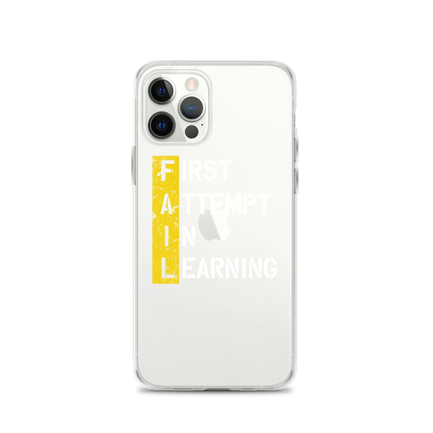 Clear Case for iPhone® - FAIL - BLACK PHONE - Pixellly ANZ