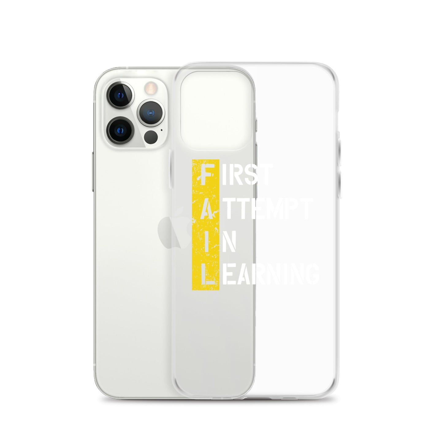 Clear Case for iPhone® - FAIL - BLACK PHONE - Pixellly ANZ