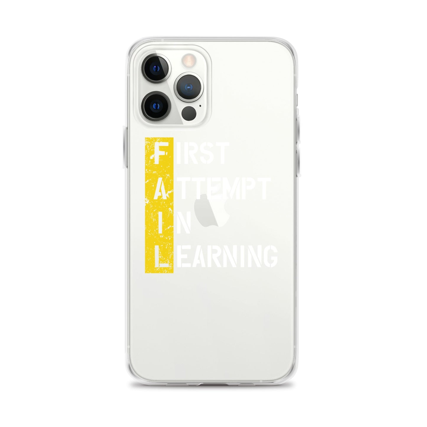 Clear Case for iPhone® - FAIL - BLACK PHONE - Pixellly ANZ