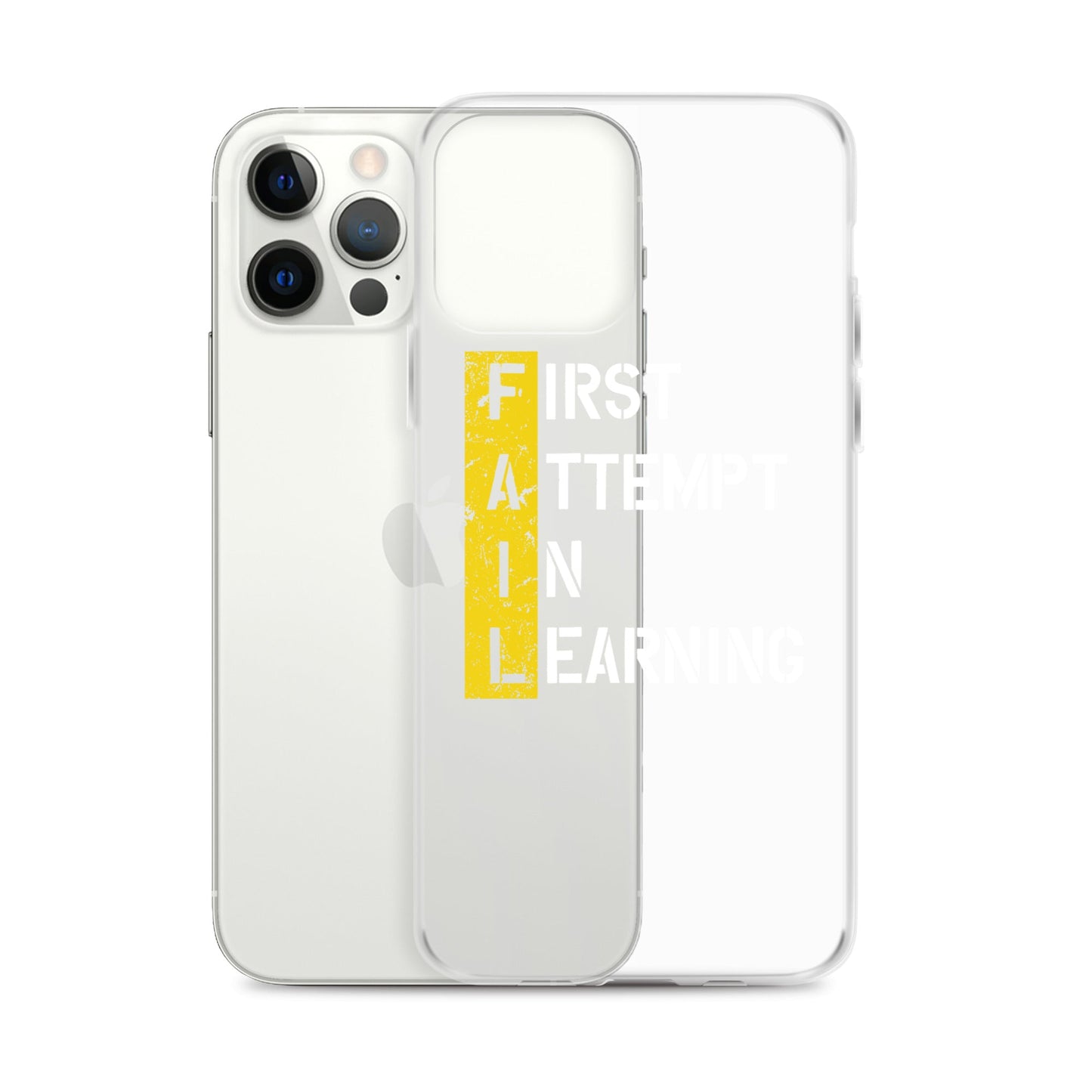 Clear Case for iPhone® - FAIL - BLACK PHONE - Pixellly ANZ
