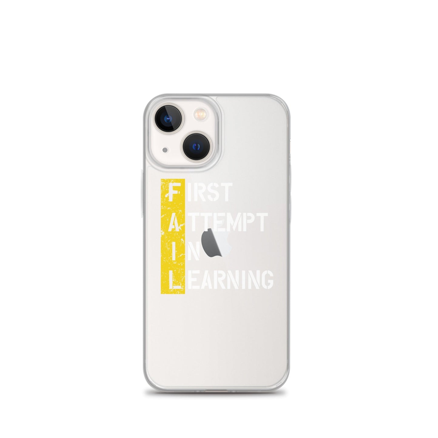 Clear Case for iPhone® - FAIL - BLACK PHONE - Pixellly ANZ