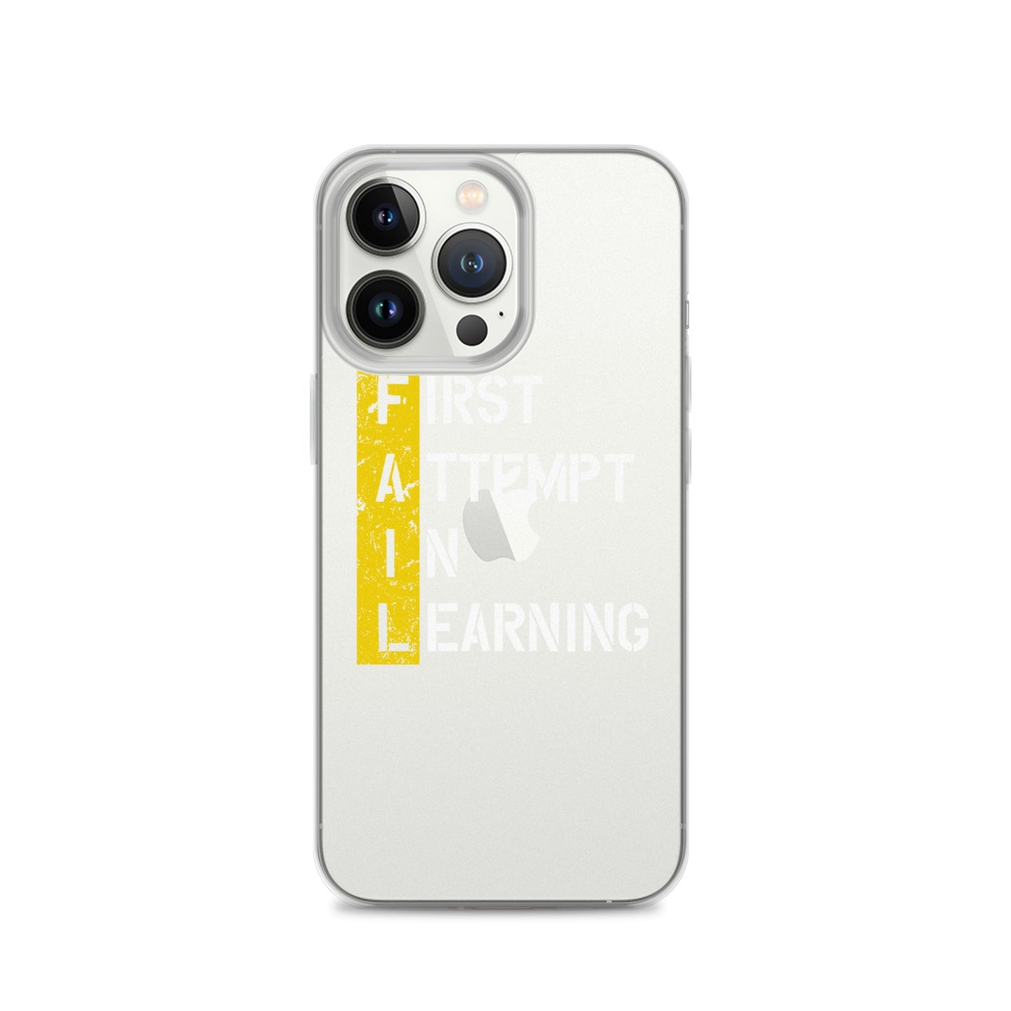 Clear Case for iPhone® - FAIL - BLACK PHONE - Pixellly ANZ