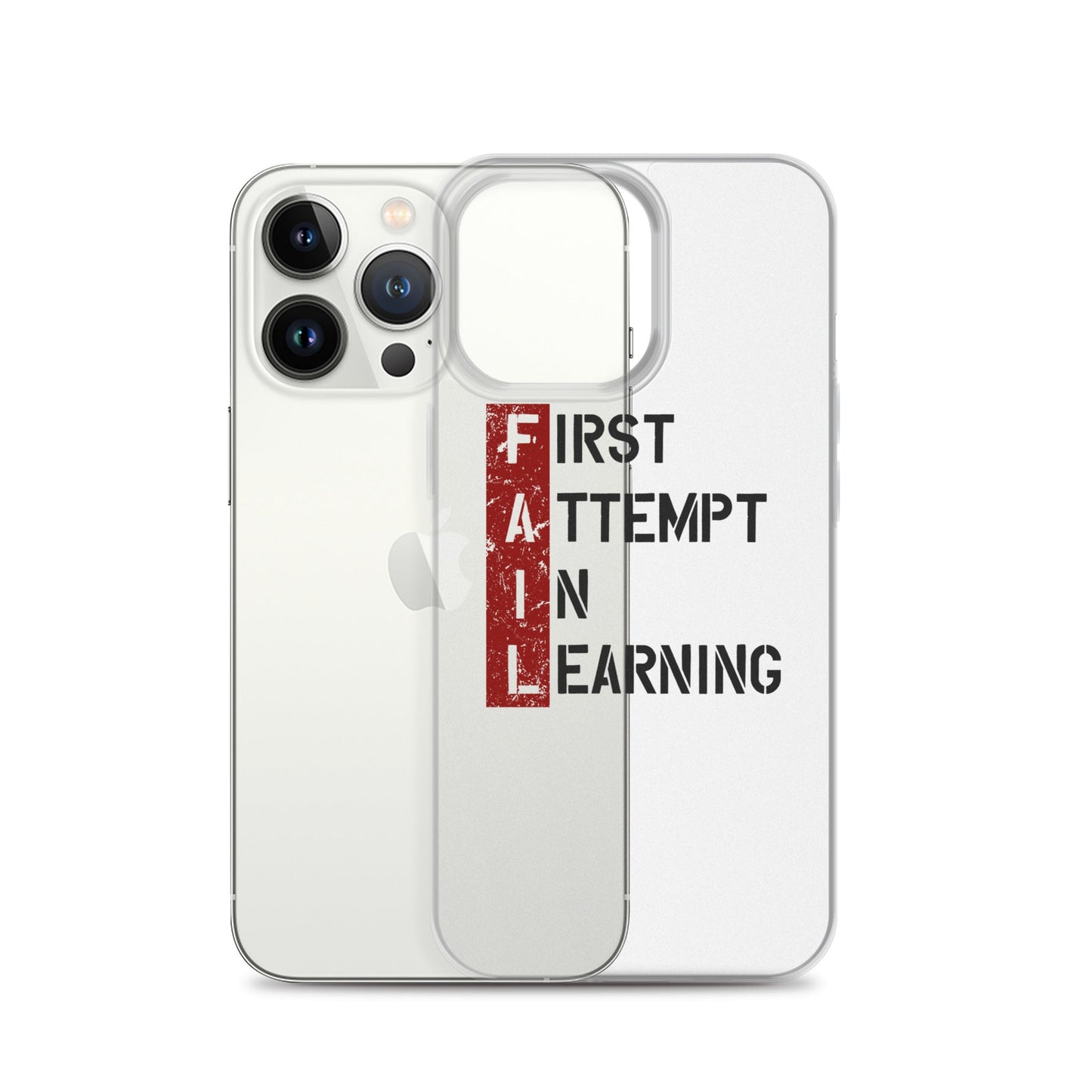 Clear Case for iPhone® - FAIL - Pixellly ANZ