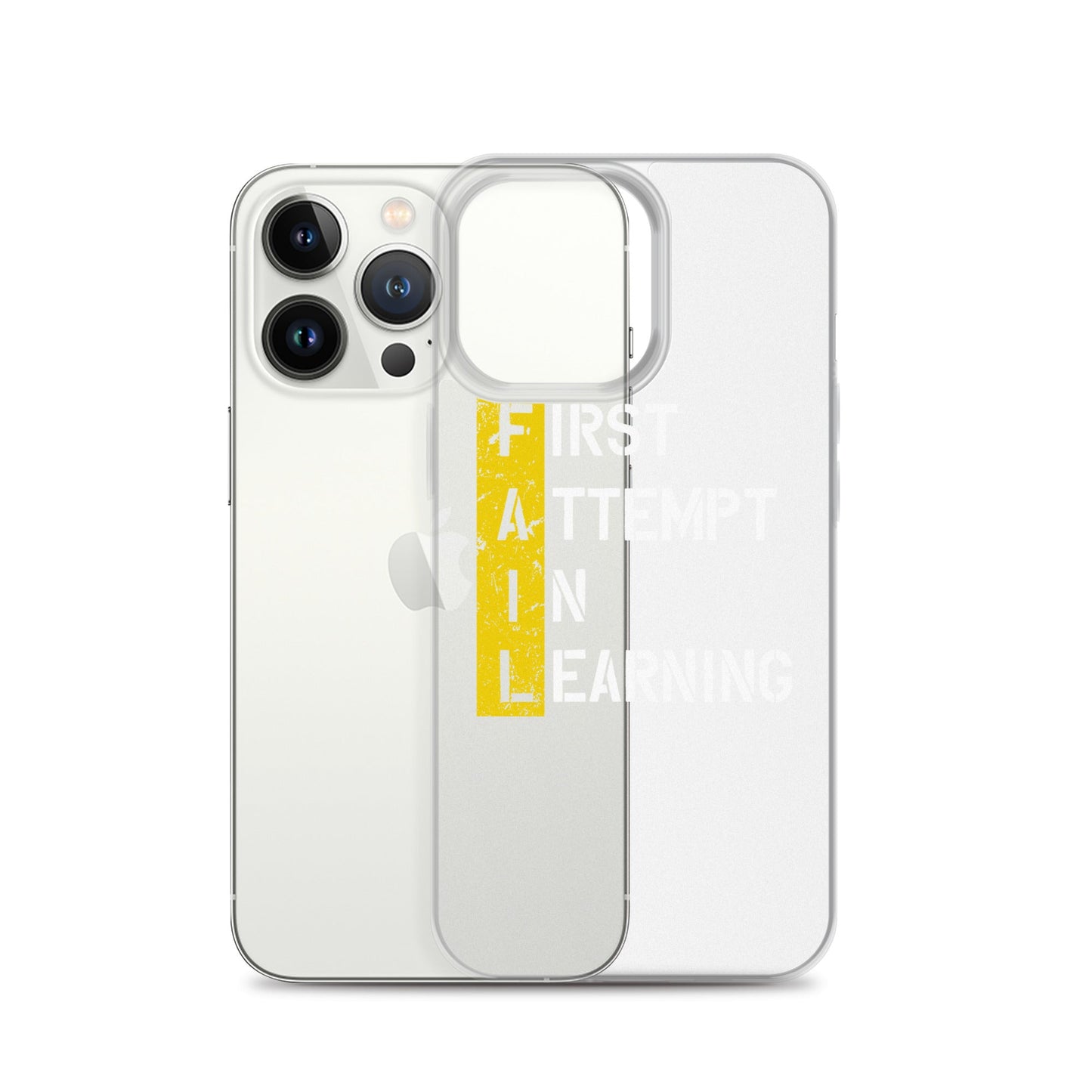 Clear Case for iPhone® - FAIL - BLACK PHONE - Pixellly ANZ