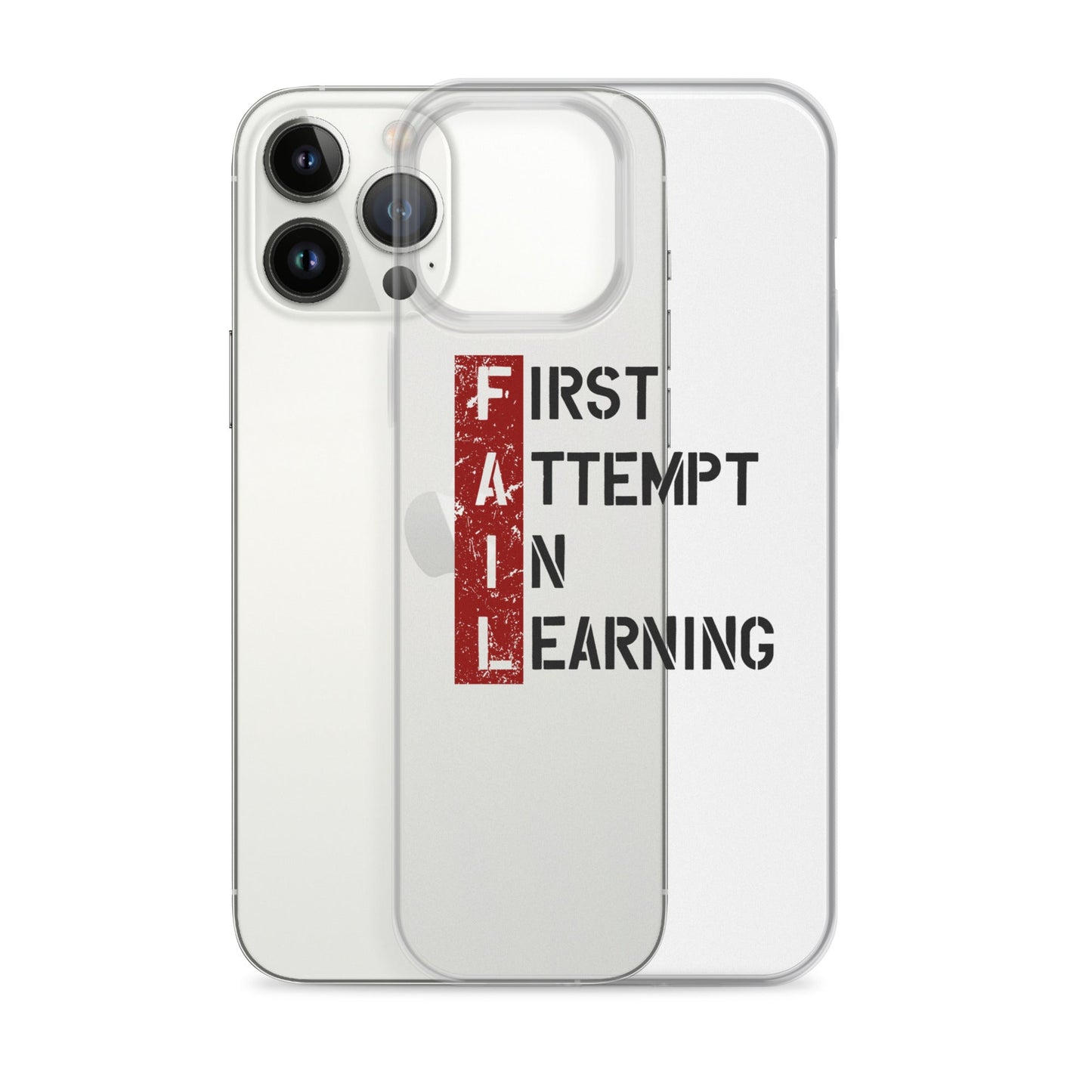 Clear Case for iPhone® - FAIL - Pixellly ANZ