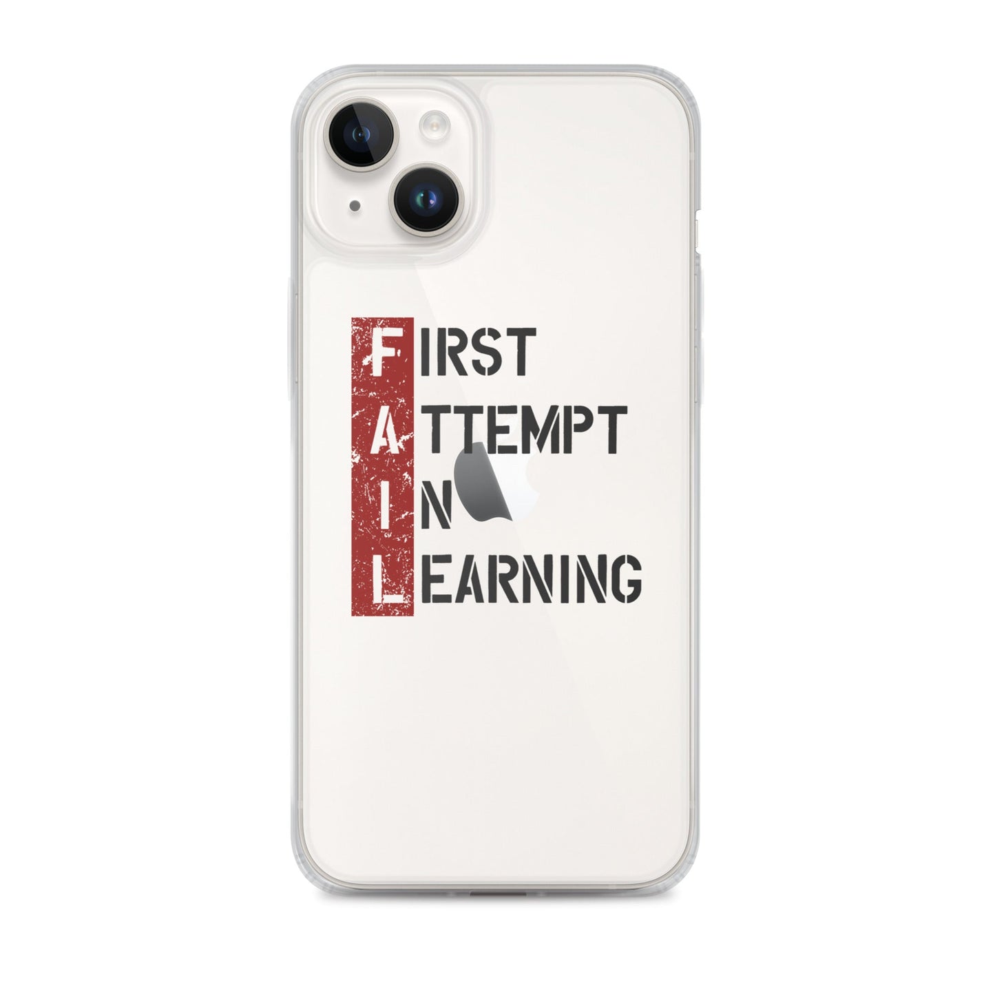 Clear Case for iPhone® - FAIL - Pixellly ANZ