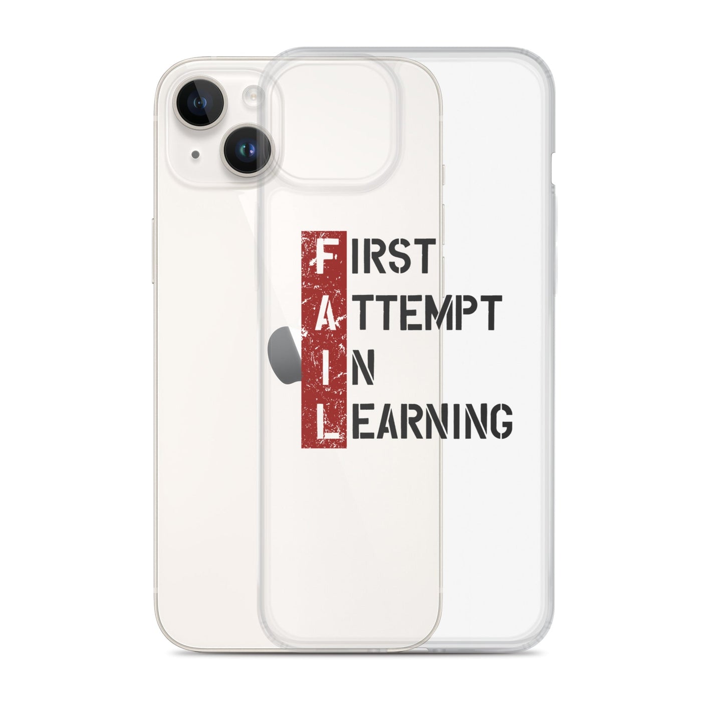 Clear Case for iPhone® - FAIL - Pixellly ANZ