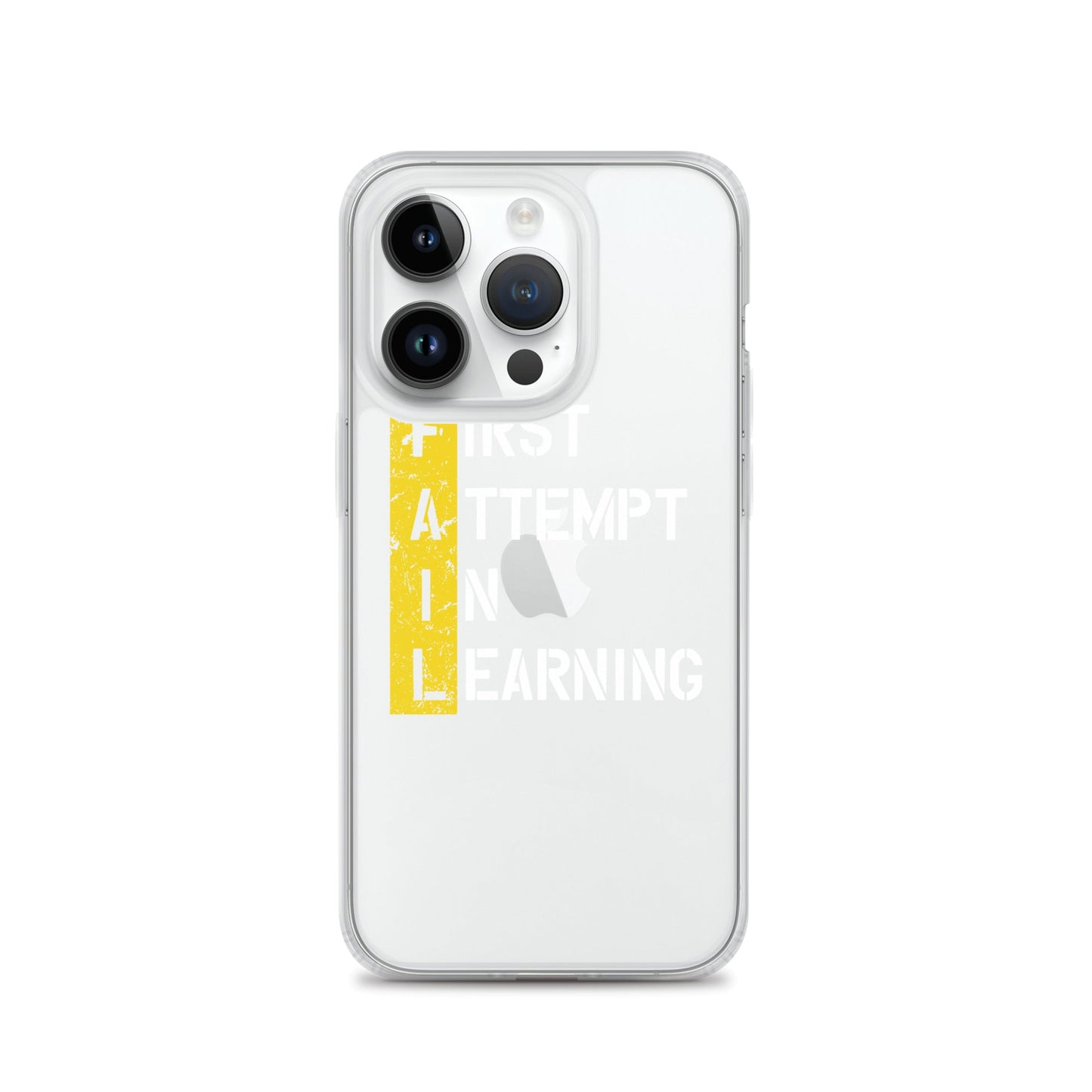 Clear Case for iPhone® - FAIL - BLACK PHONE - Pixellly ANZ