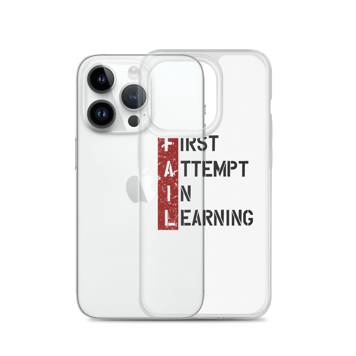 Clear Case for iPhone® - FAIL - Pixellly ANZ