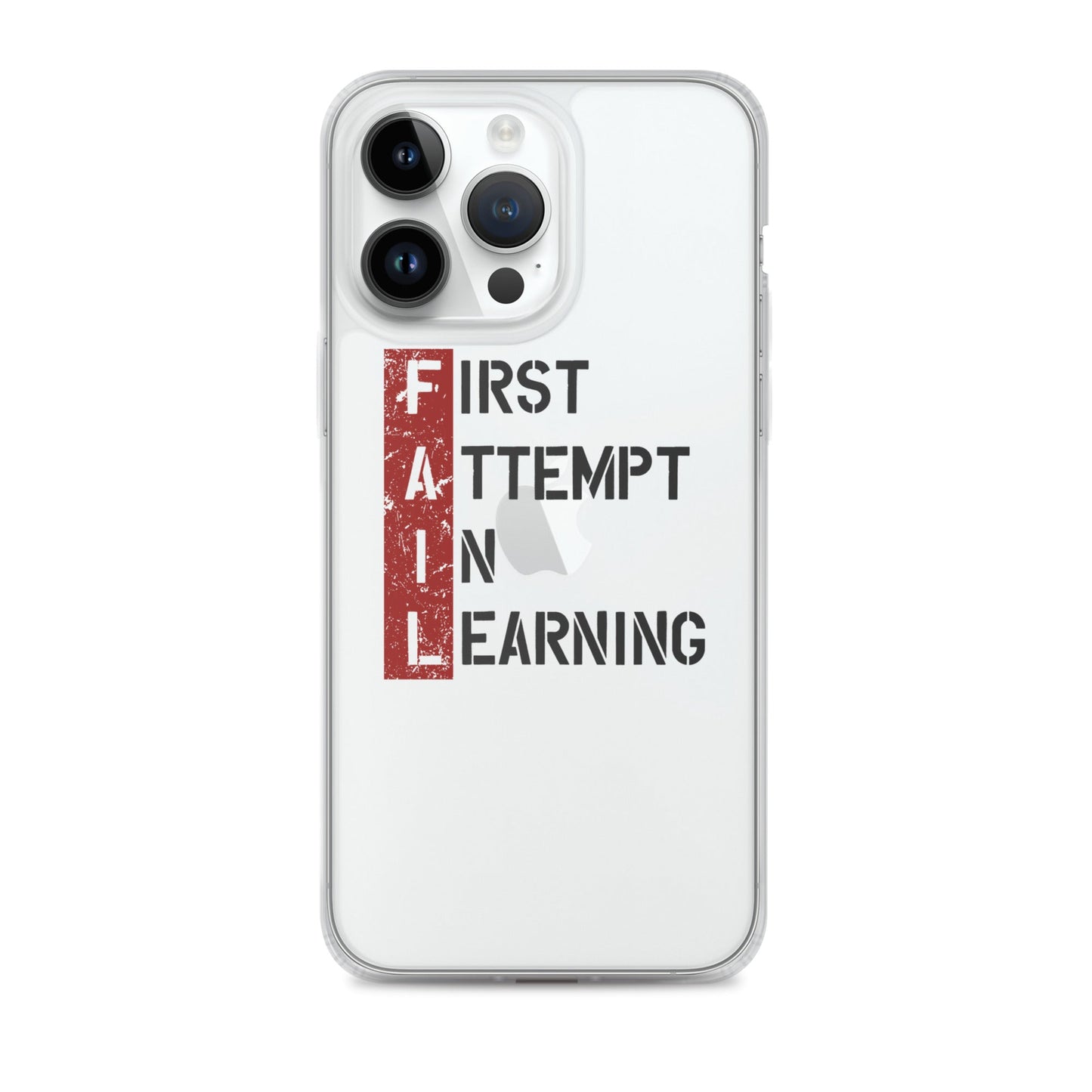 Clear Case for iPhone® - FAIL - Pixellly ANZ
