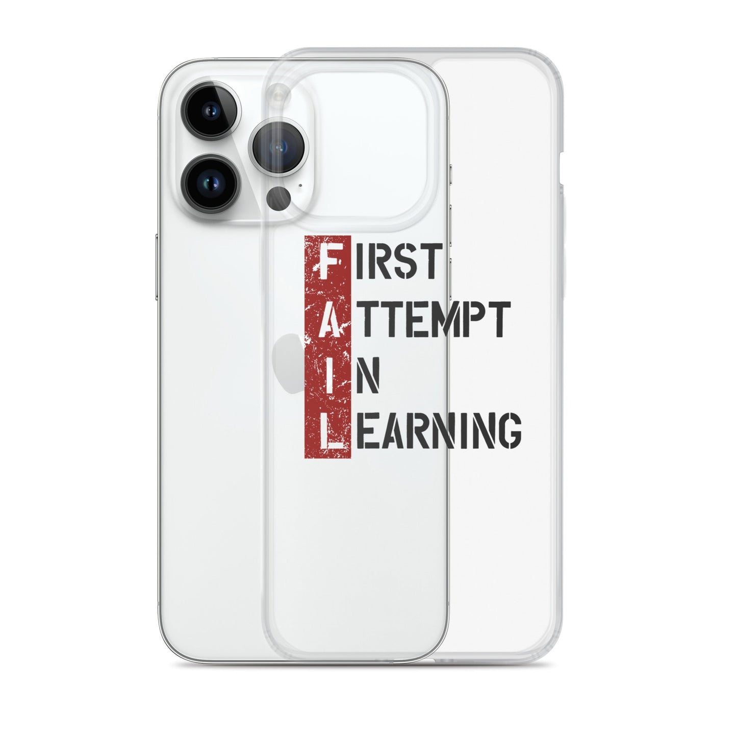 Clear Case for iPhone® - FAIL - Pixellly ANZ