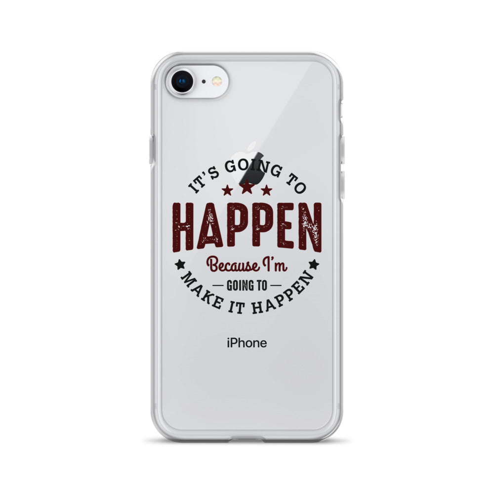 Clear Case for iPhone® - It's Going To Happen - Pixellly ANZ
