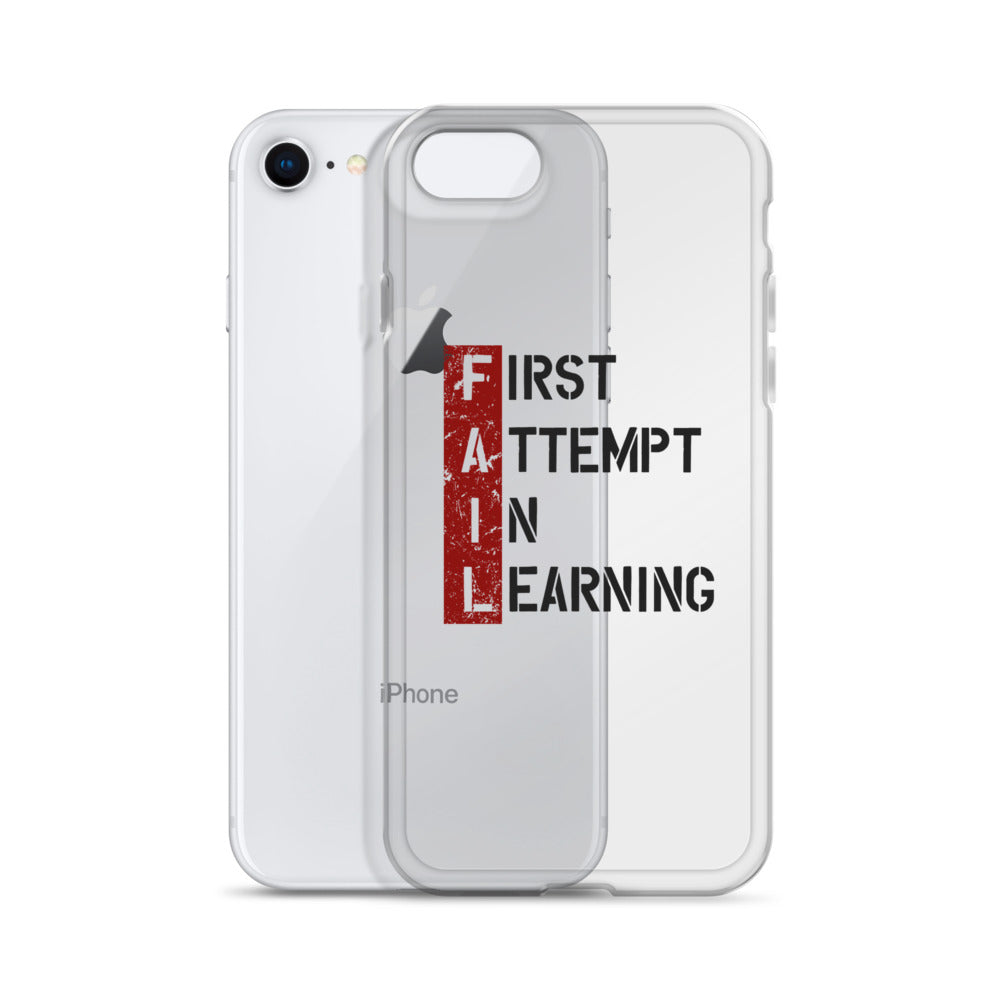 Clear Case for iPhone® - FAIL - Pixellly ANZ