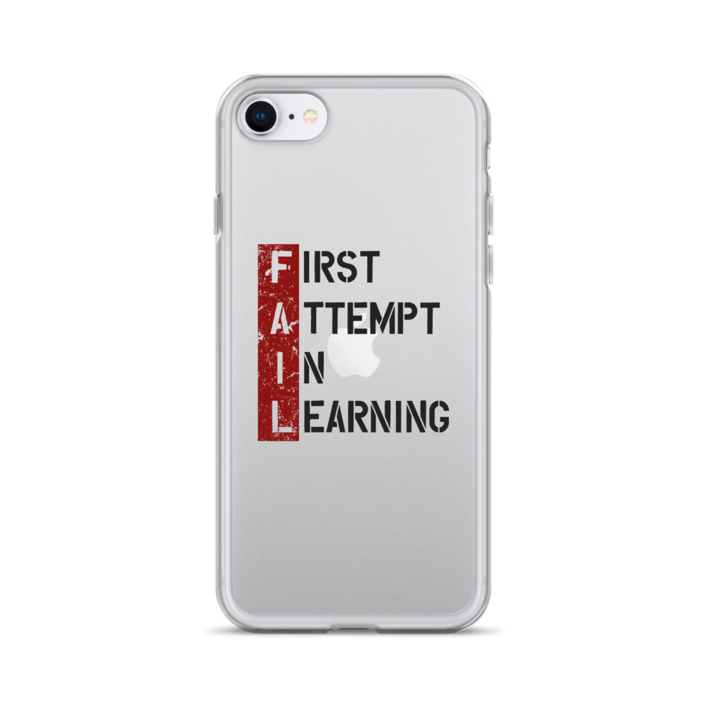 Clear Case for iPhone® - FAIL - Pixellly ANZ