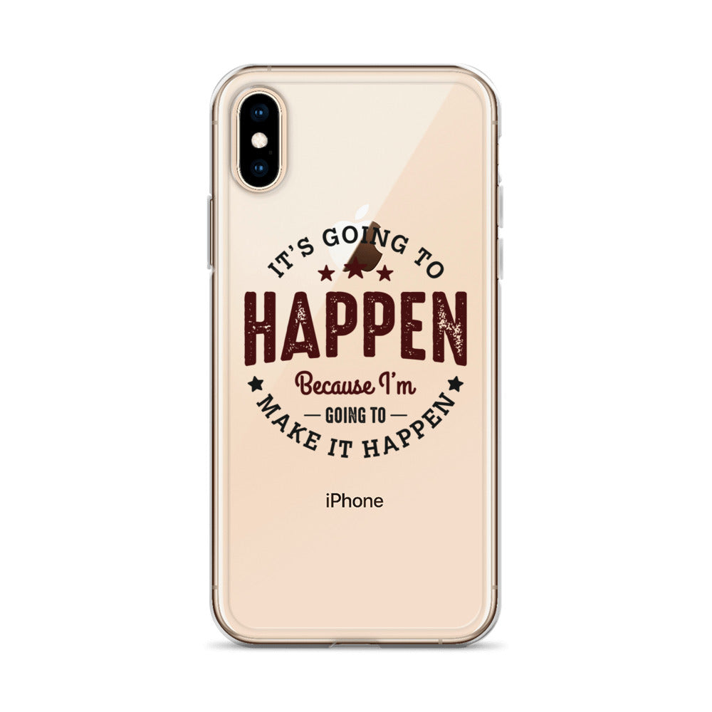 Clear Case for iPhone® - It's Going To Happen - Pixellly ANZ