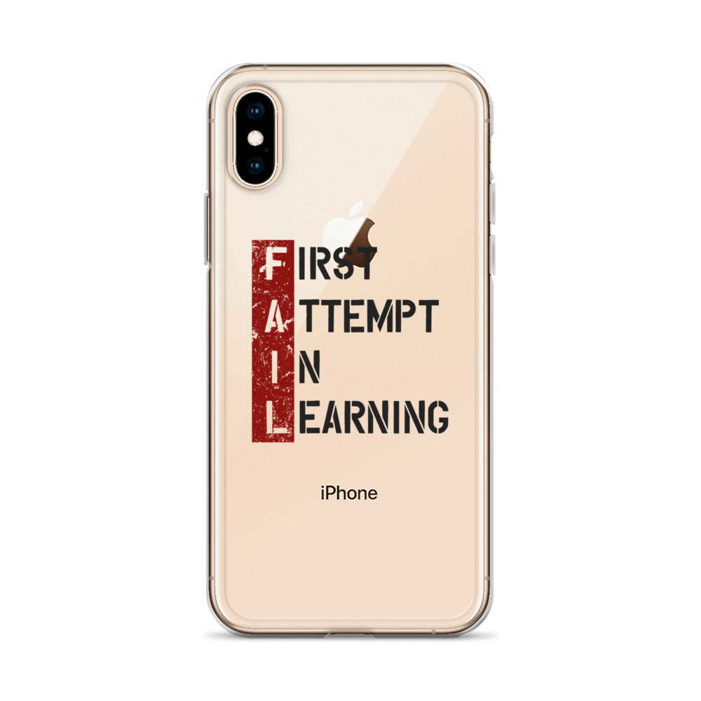 Clear Case for iPhone® - FAIL - Pixellly ANZ