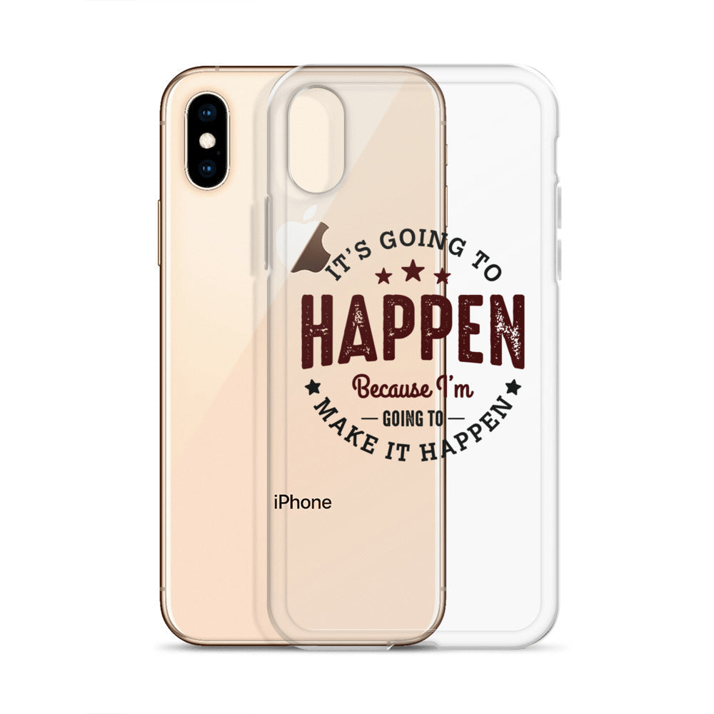 Clear Case for iPhone® - It's Going To Happen - Pixellly ANZ