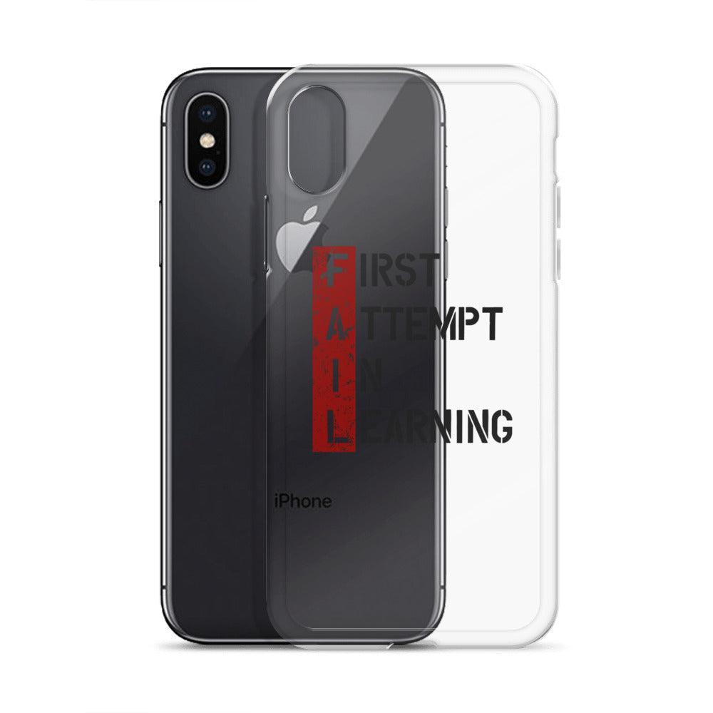 Clear Case for iPhone® - FAIL - Pixellly ANZ