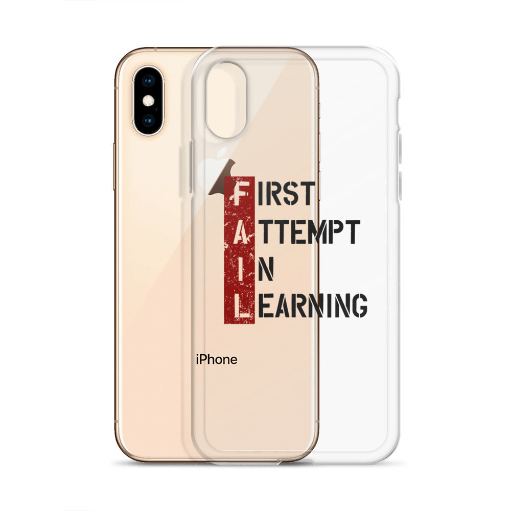 Clear Case for iPhone® - FAIL - Pixellly ANZ