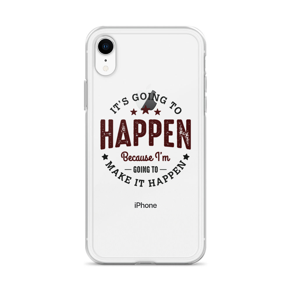 Clear Case for iPhone® - It's Going To Happen - Pixellly ANZ