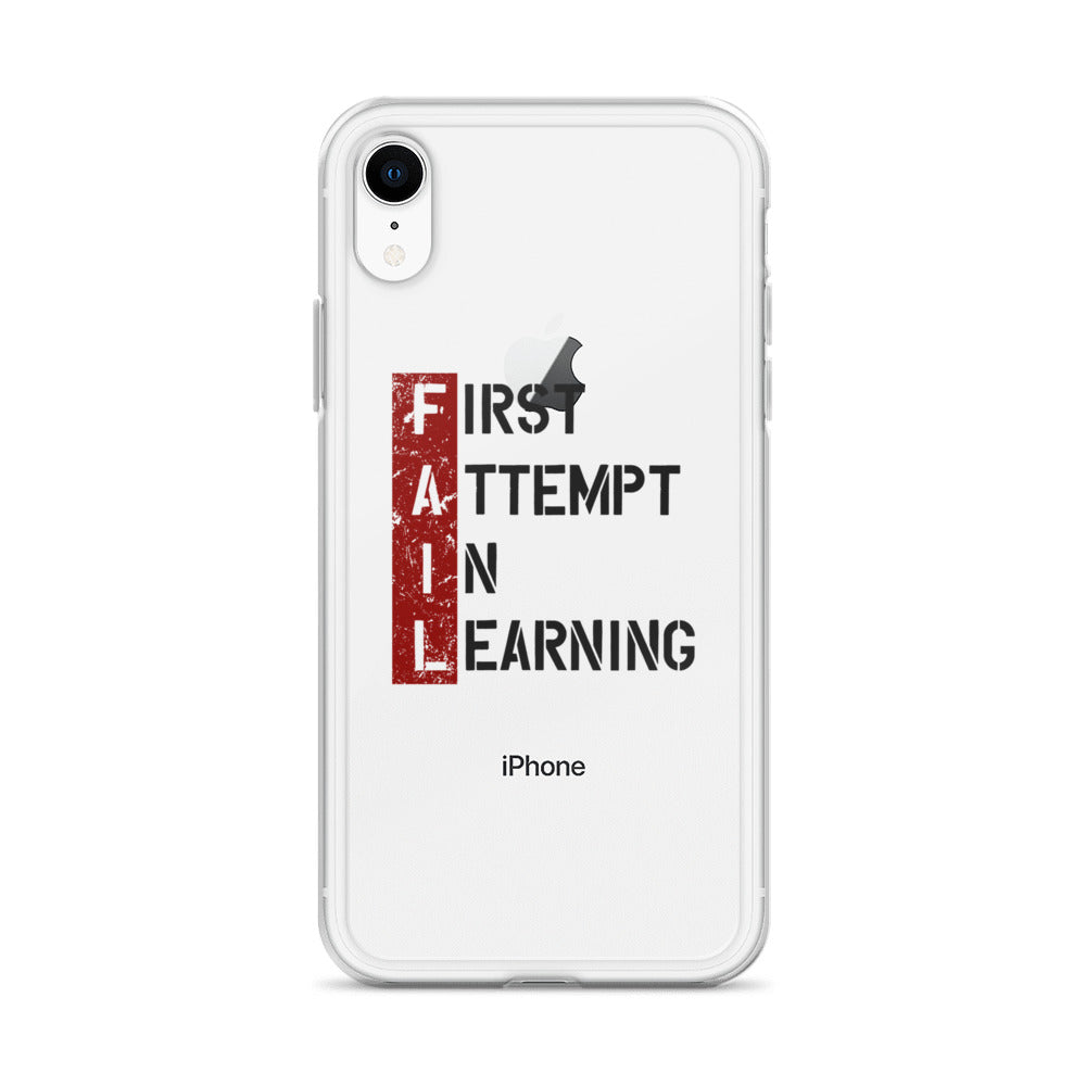 Clear Case for iPhone® - FAIL - Pixellly ANZ
