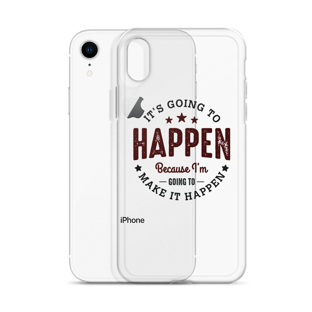Clear Case for iPhone® - It's Going To Happen - Pixellly ANZ