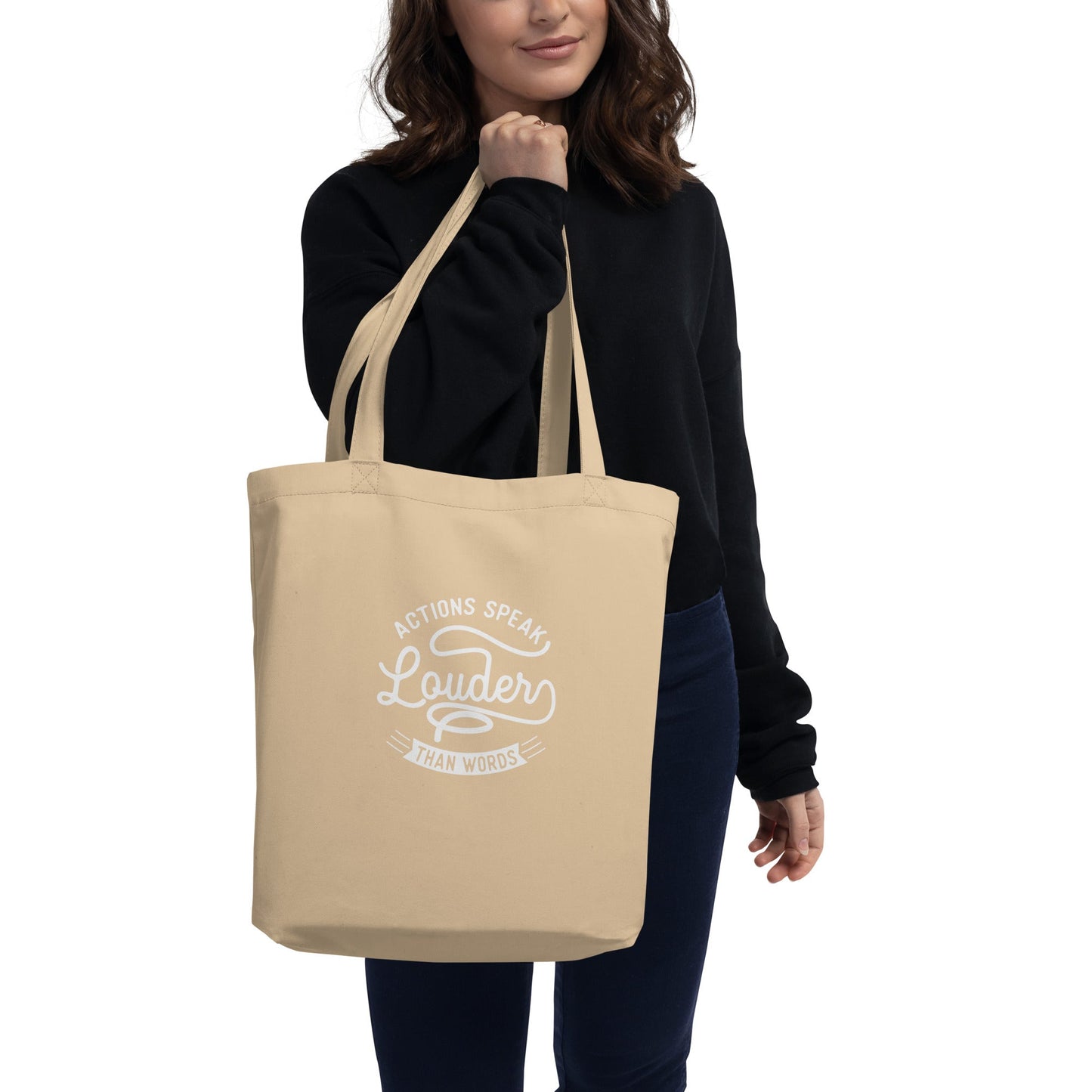 Action Speaks Louder Than Words Eco Tote Bag - Pixellly ANZ