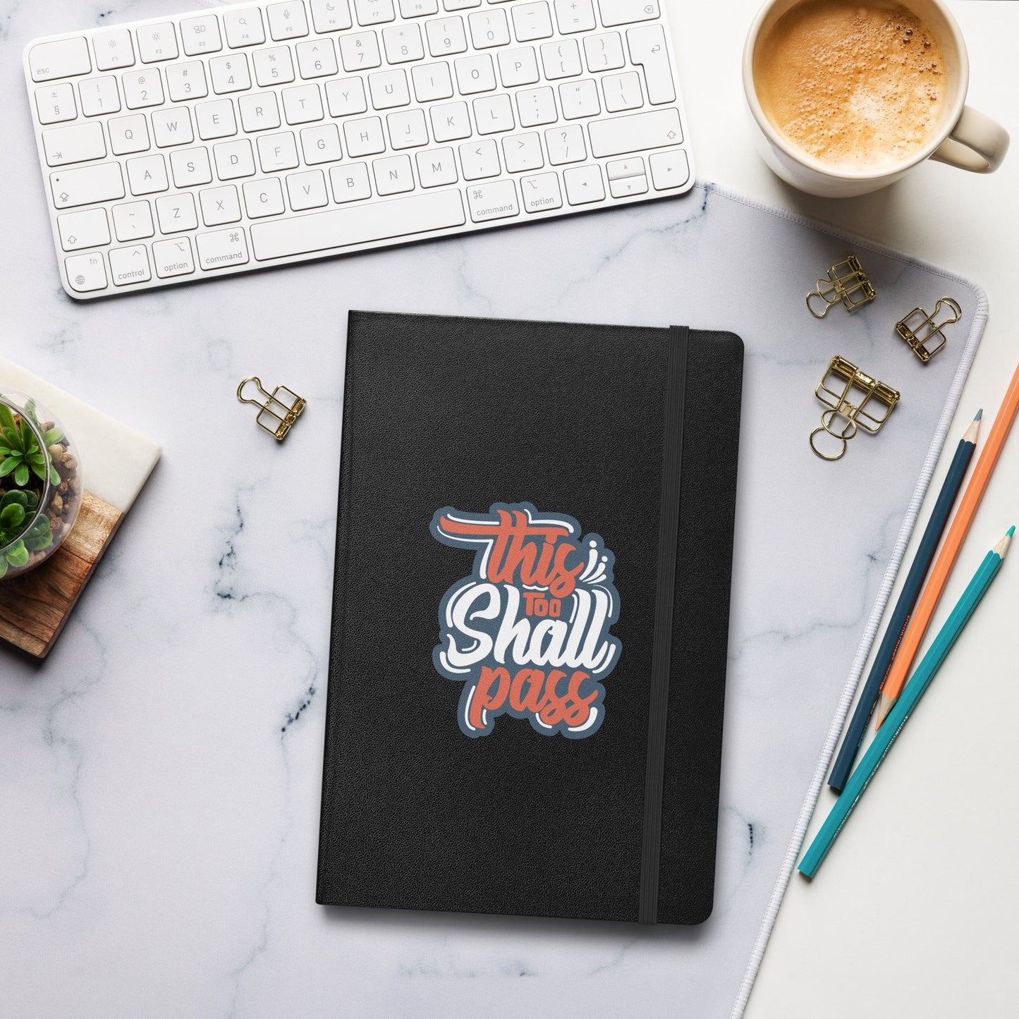 Hardcover Journal - This Too Shall Pass - Pixellly ANZ