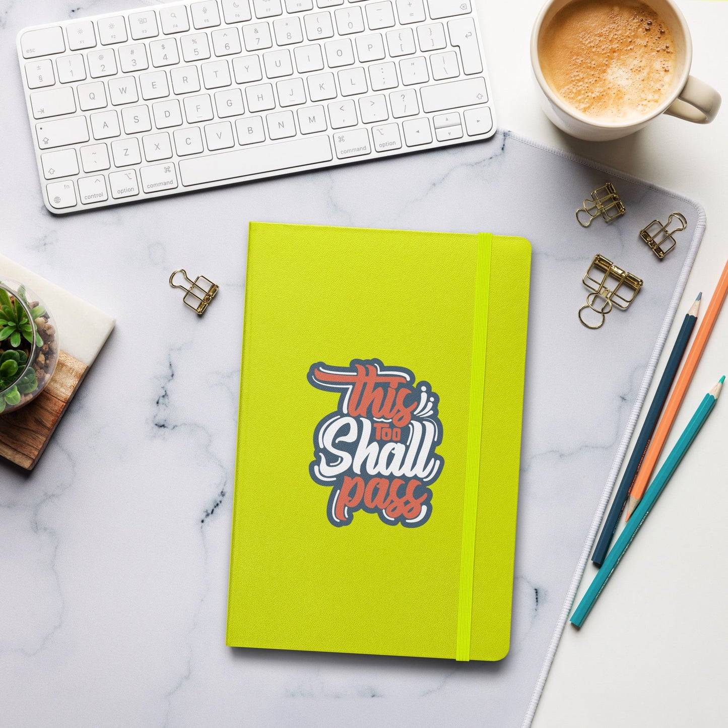 Hardcover Journal - This Too Shall Pass - Pixellly ANZ