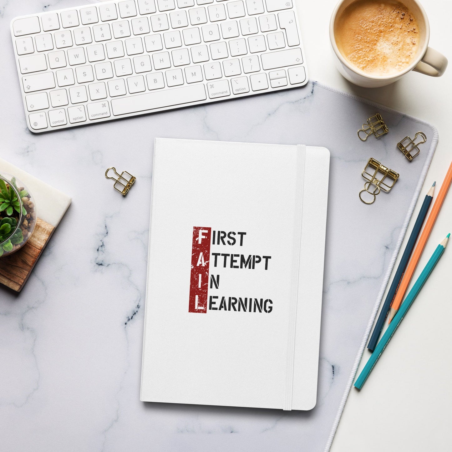 Hardcover Journal - FAIL - Pixellly ANZ