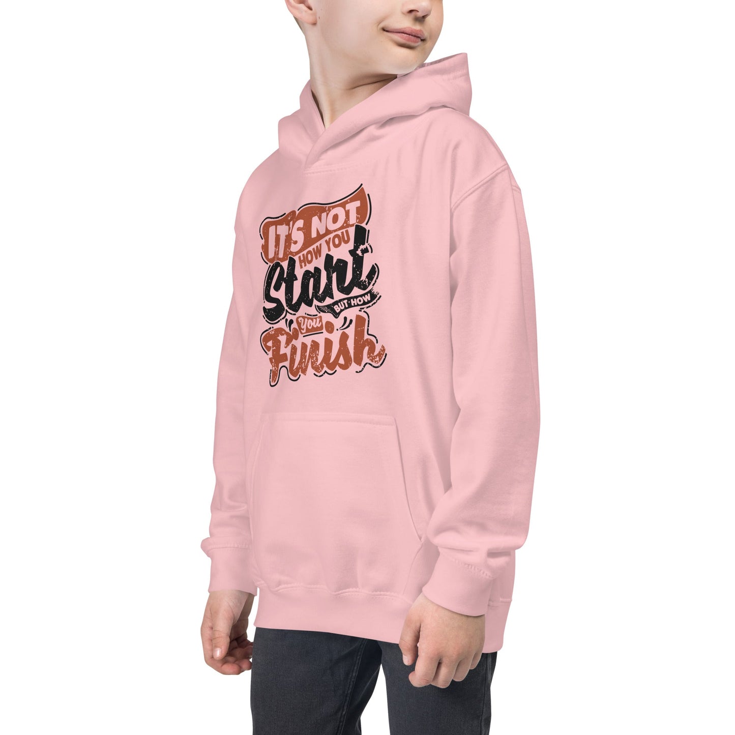 Boys It’s Not How You Start Hoodie - Pixellly ANZ